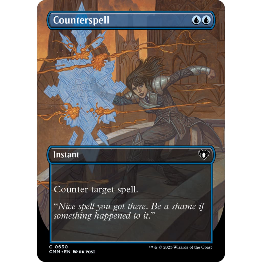 Counterspell (CMM-630) (Borderless) - Single