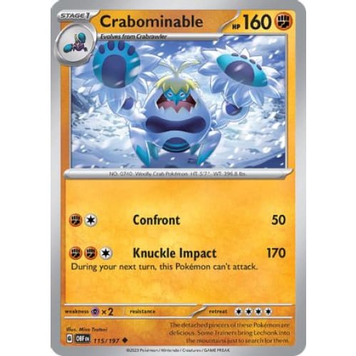 Crabominable (115) Uncommon - Single