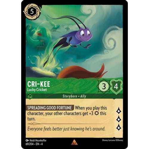 Cri-Kee - Lucky Cricket (69/204) - Ursulas Return Cold Foil