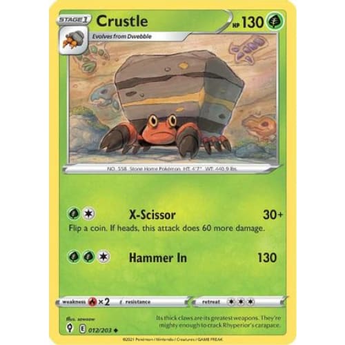 Crustle (012/203) Uncommon - Single