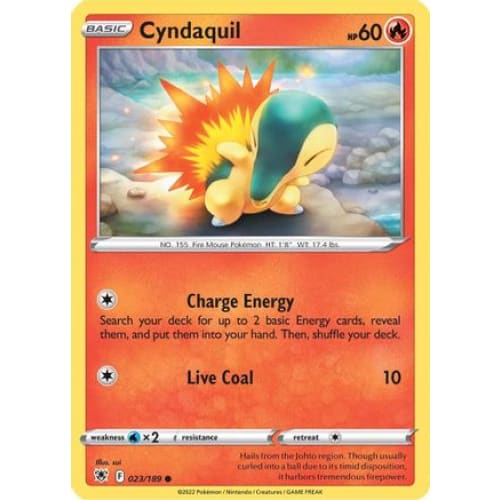 Cyndaquil (023/189) Common - Single