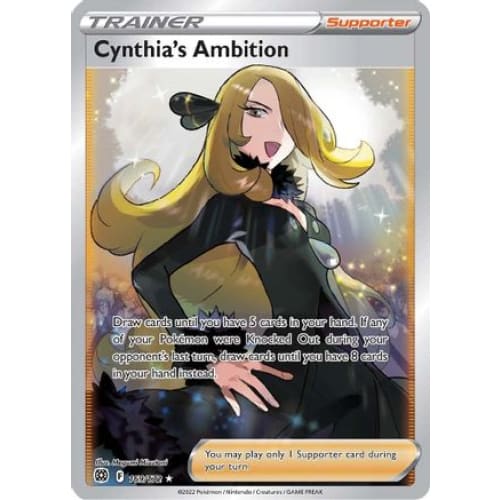 Cynthia’s Ambition (169/172) Ultra Rare Holofoil - Single