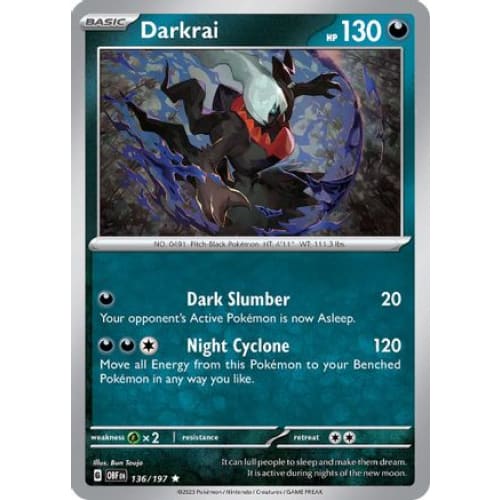 Darkrai (136) Rare Classic Holofoil - Single