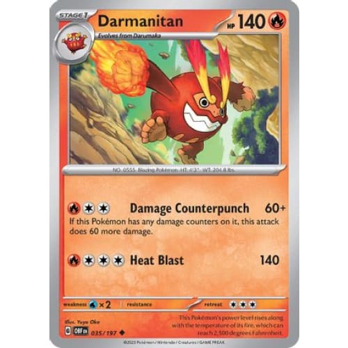 Darmanitan (035/197) Uncommon - Single