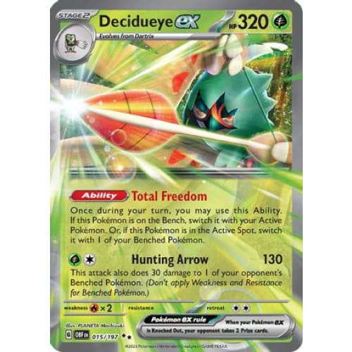 Decidueye ex (015/197) Double Rare Holofoil - Single