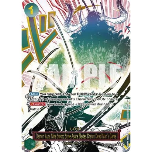 Demon Aura Nine Sword Style Asura Blades Drawn Dead Man’s