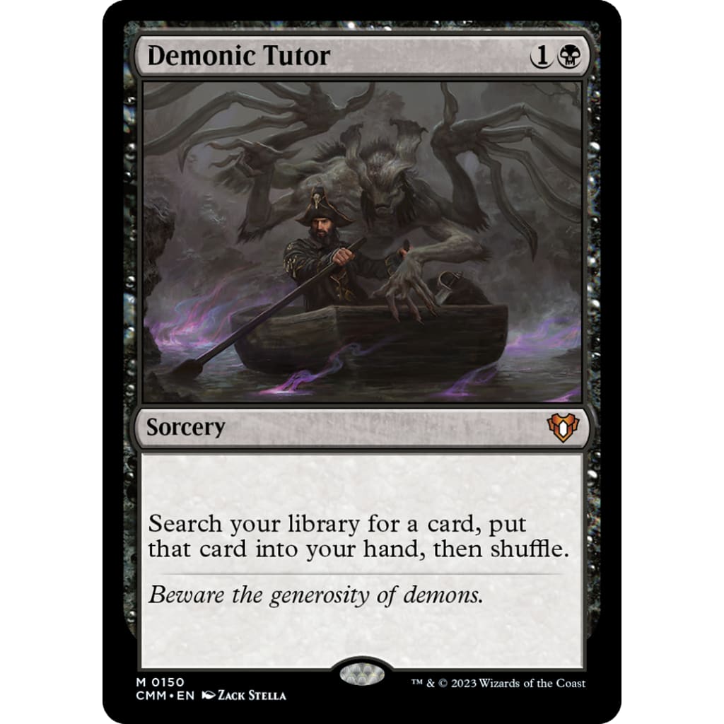 Demonic Tutor (CMM-150) - Single