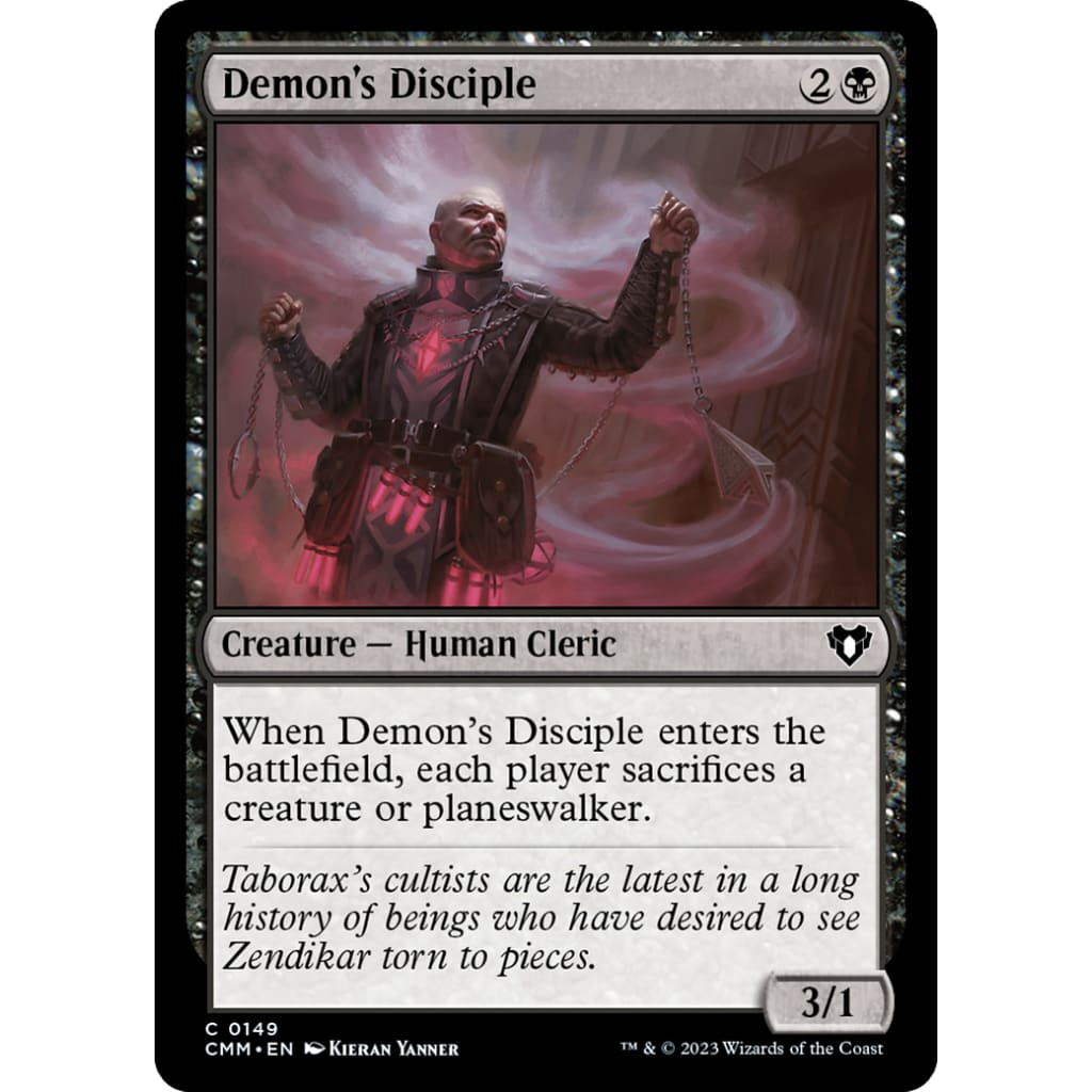Demon’s Disciple (CMM-149) Foil - Single
