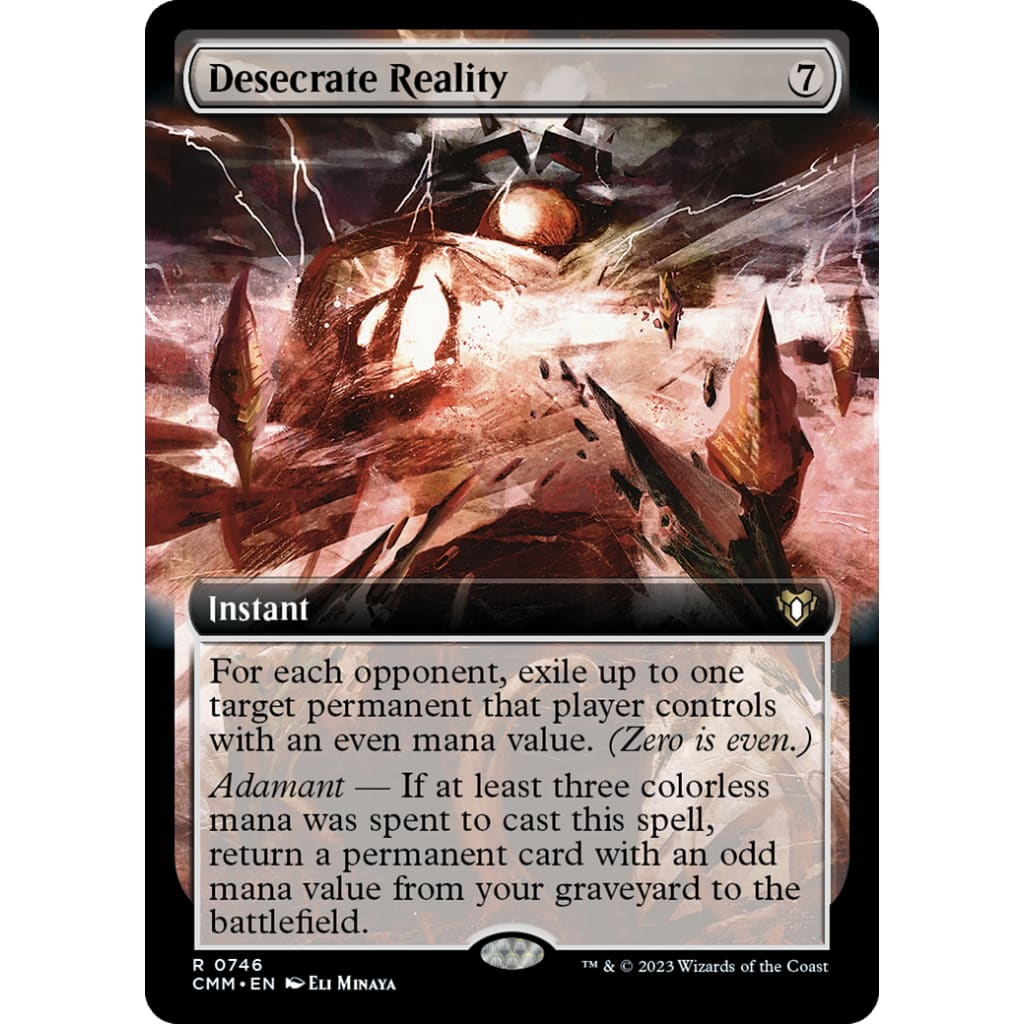 Desecrate Reality (CMM-746): (Extended Art) - Single