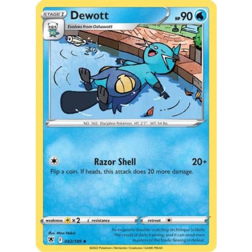 Dewott (042/189) Uncommon Reverse Holofoil - Single