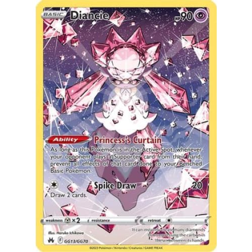 Diancie (GG13) Holo Rare Holofoil - Single