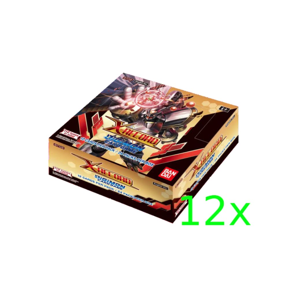 digimon booster box pre order Digimon X-record Booster Box Case of 12 (pre Order) – Hobbiesville