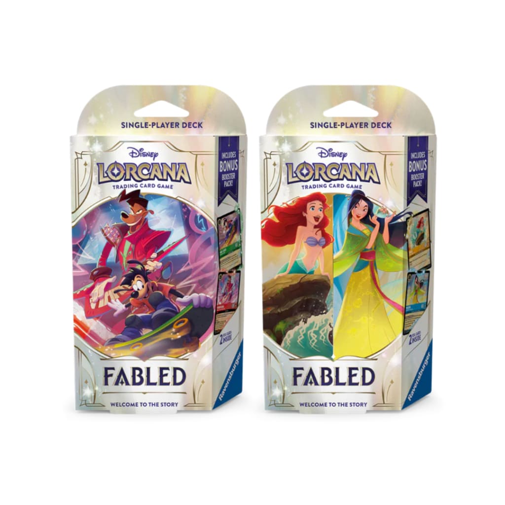 Disney Lorcana: Fabled - Starter Decks - Bundle of 2