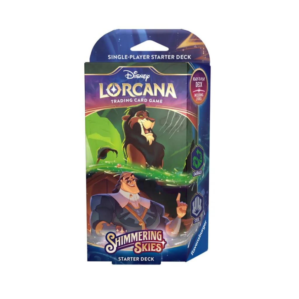 Disney Lorcana: Shimmering Skies Starter Deck (Emerald &