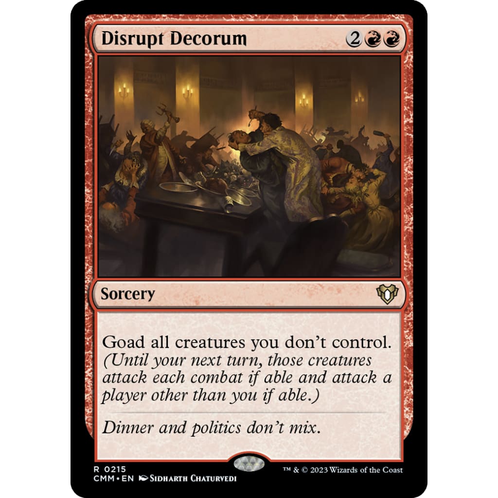 Disrupt Decorum (CMM-215) - Single
