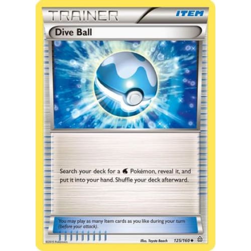 Dive Ball (125/160) Uncommon - Single