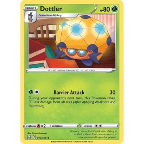 Dottler (019/196) Uncommon Reverse Holofoil - Single