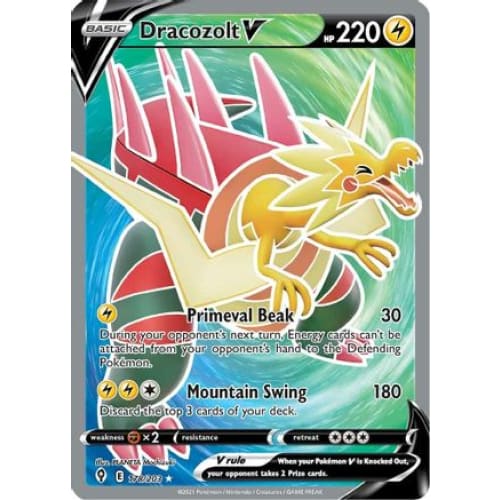Dracozolt V (178/203) Ultra Rare Holofoil - Single