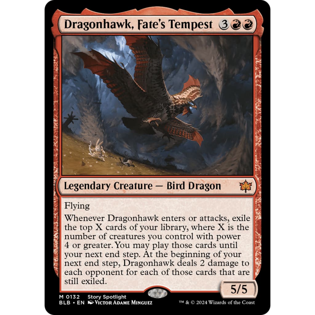 Dragonhawk Fate’s Tempest (BLB-132) Foil - Single
