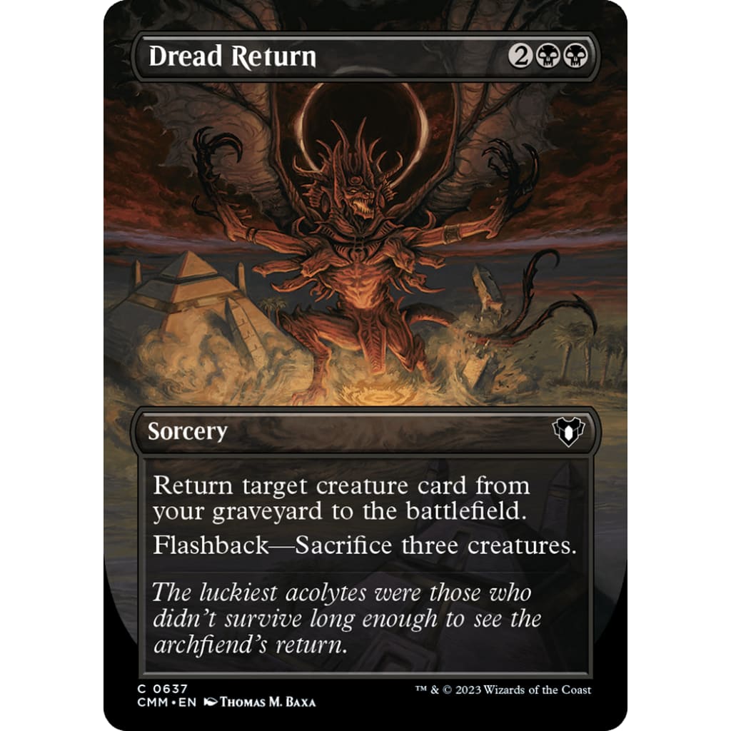 Dread Return (CMM-637) (Borderless) - Single