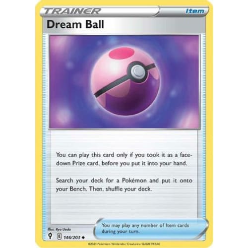 Dream Ball (146/203) Uncommon Reverse Holofoil - Single