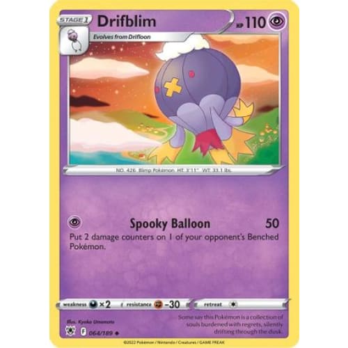 Drifblim (064/189) Uncommon Reverse Holofoil - Single