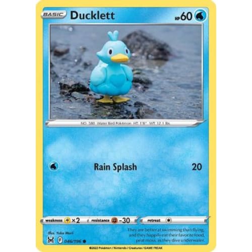 Ducklett (046/196) Common Reverse Holofoil - Single