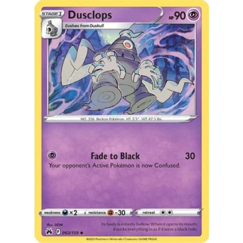 Dusclops (063) Uncommon Reverse Holofoil - Single