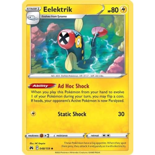 Eelektrik (048) Uncommon Reverse Holofoil - Single