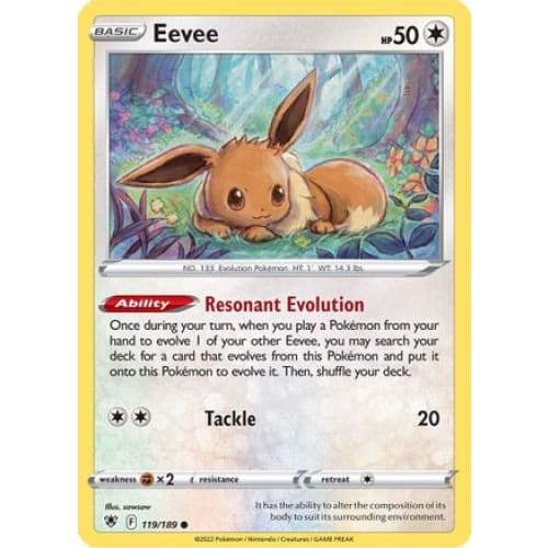 Eevee (119/189) Common - Single