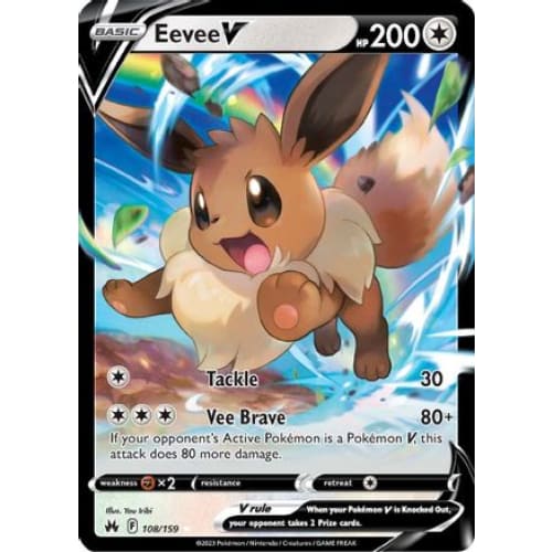 Eevee V (108) Ultra Rare Holofoil - Single