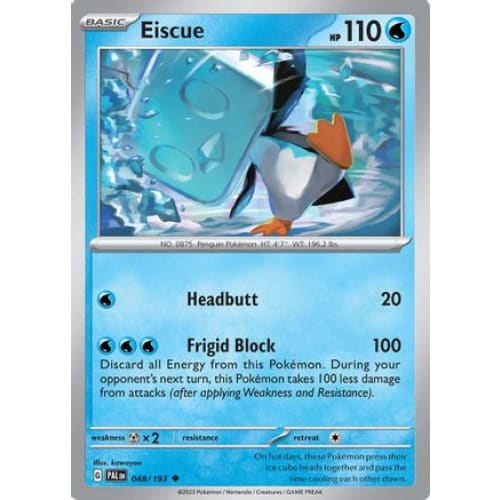 Eiscue - 048/193 (48) Uncommon Reverse Holofoil - Single
