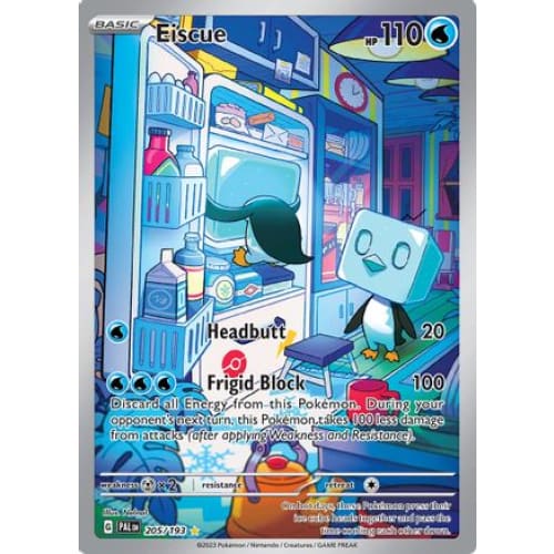 Eiscue - 205/193 (205) Illustration Rare Holofoil - Single