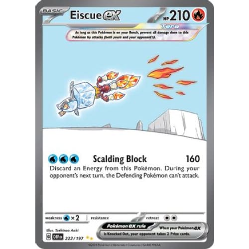 Eiscue ex (222/197) Special Illustration Rare Holofoil
