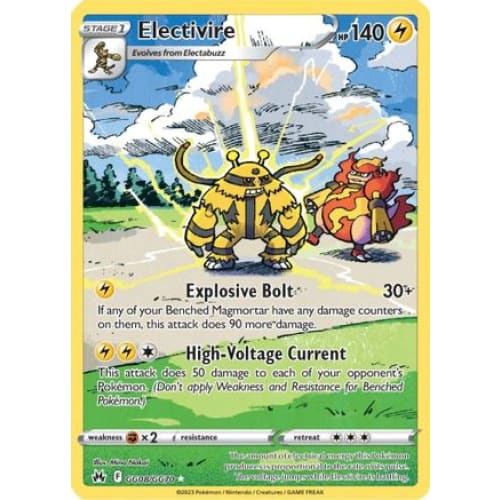 Electivire (GG08) Holo Rare Holofoil - Single