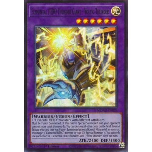 Elemental HERO Thunder Giant - Voltic - MZMU-EN029 Super