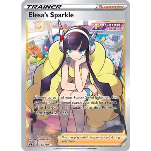Elesa’s Sparkle (Full Art) (147) Ultra Rare Holofoil