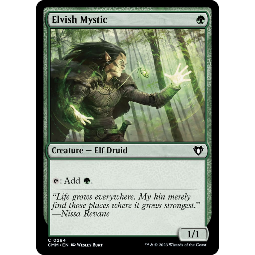 Elvish Mystic (CMM-284) Foil - Single
