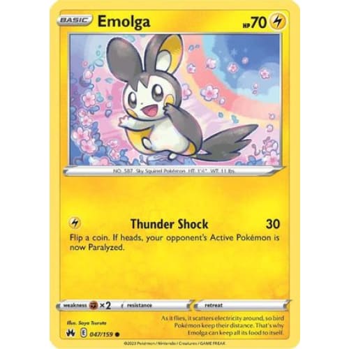 Emolga (047) Common Reverse Holofoil - Single