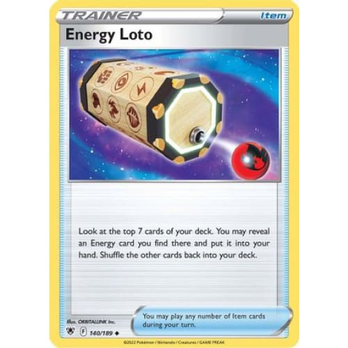 Energy Loto (140/189) Uncommon - Single