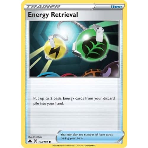 Energy Retrieval (127) Common - Single
