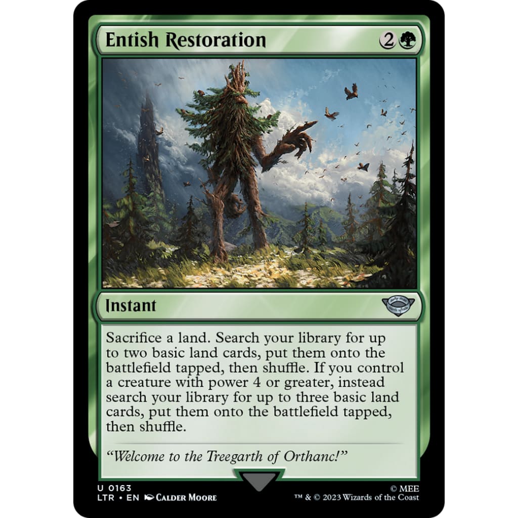 Entish Restoration (LTR-163) - Single
