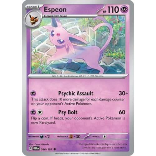 Espeon (086/197) Uncommon - Single