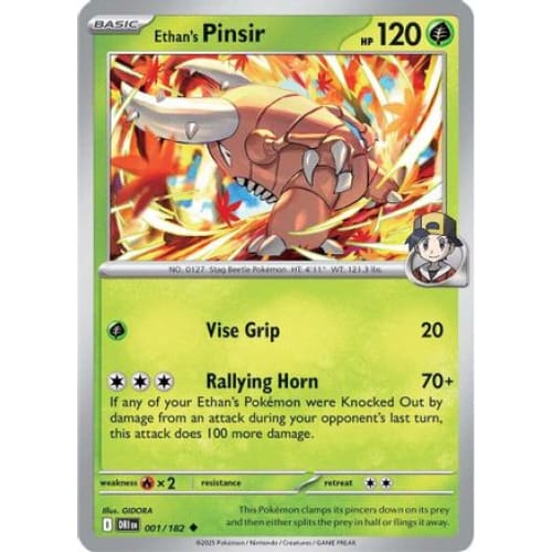 Ethan’s Pinsir (1) Uncommon - Single