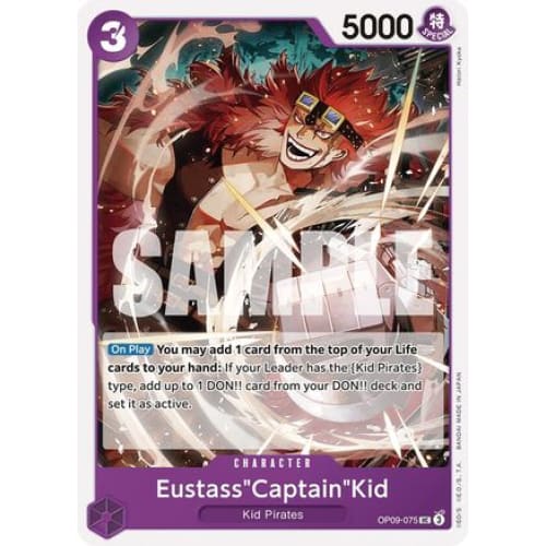 Eustass’Captain’Kid OP09-075 UC Emperors in the New World