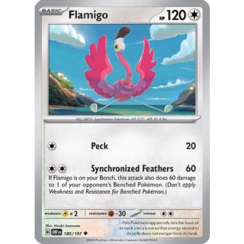 Flamigo (185/197) Uncommon Reverse Holofoil - Single