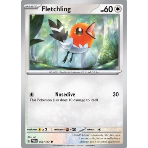 Fletchling (163) Common Reverse Holofoil - Single