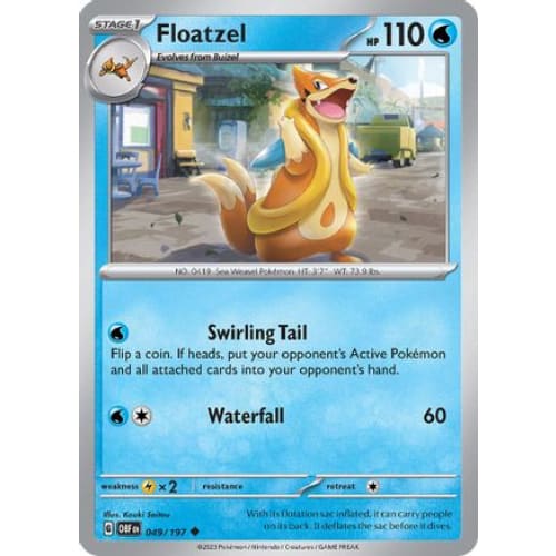 Floatzel (049/197) Uncommon Reverse Holofoil - Single
