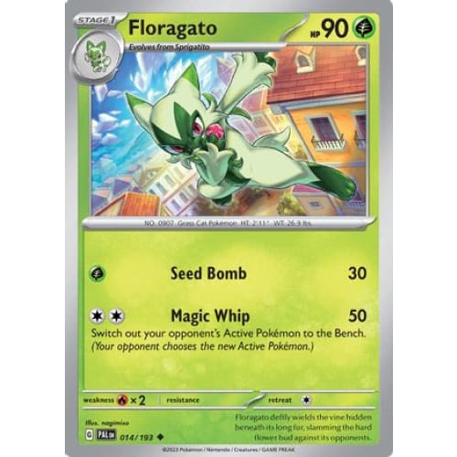 Floragato - 014/193 (14) Uncommon Reverse Holofoil - Single