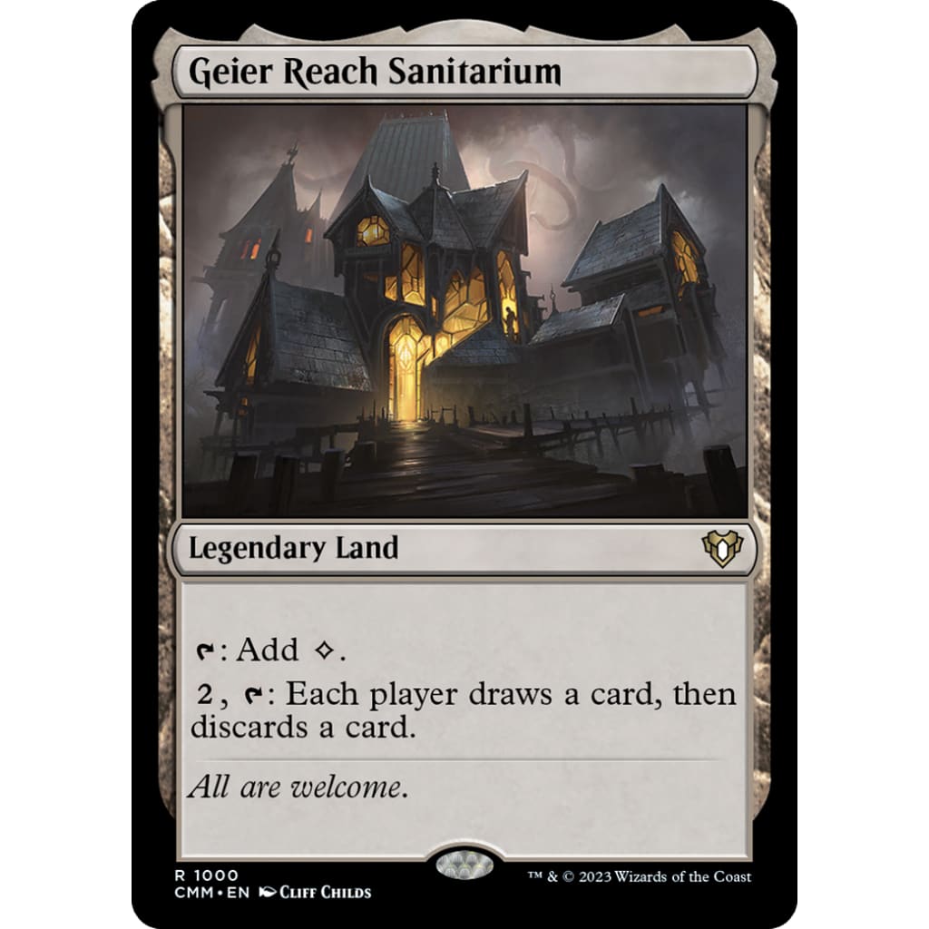 Geier Reach Sanitarium (CMM-1000) - Single